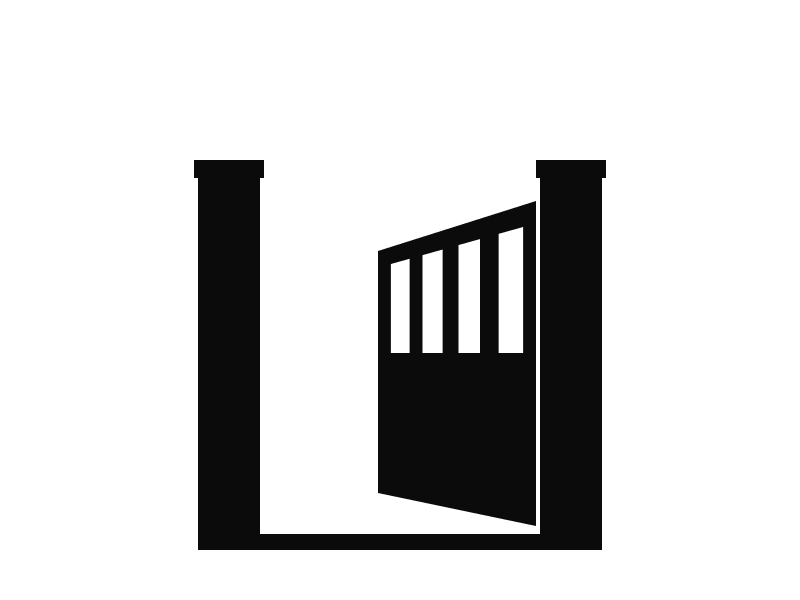 Portillon alu