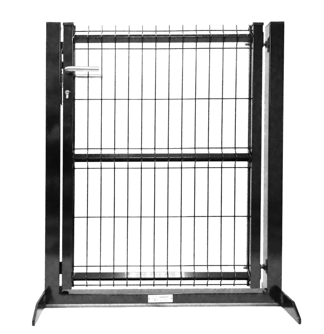 Portillon panneau rigide