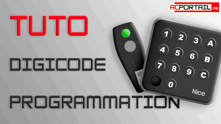 Programmation d’un DIGICODE NICE EDSWG