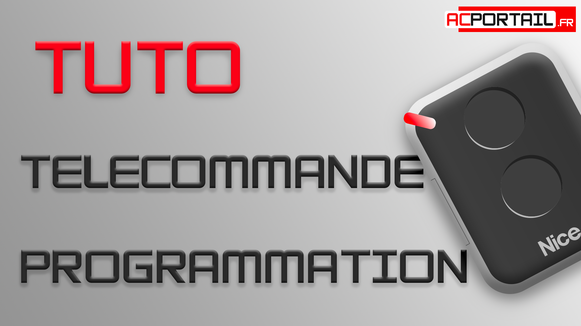 Programmation telecommande