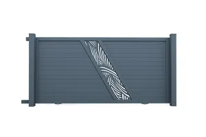 Portail alu coulissant